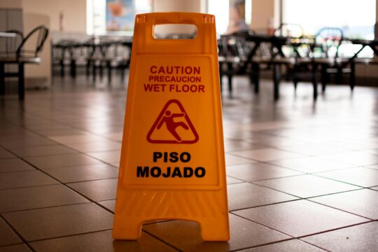 What to do immediately after a slip and fall at work